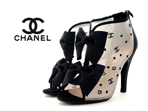 CHANEL メッシュブーティー-