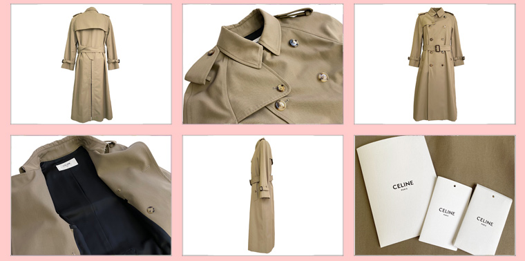 CELINE セリーヌ クラシック トレンチコート エディスリマン LADIES CELINE セリーヌ クラシック トレンチコート エディスリマン LADIES