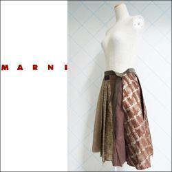 MARNI☆マルニ☆ミラノ限定☆4プリーツスカート