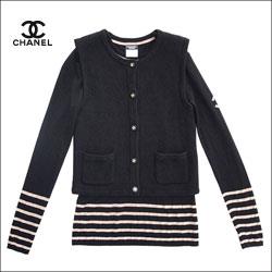 レア シャネル スタッフ ユニフォーム ニット アンサンブル CHANEL