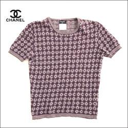 CHANEL シャネル COCO カシミヤ 半袖 ニット