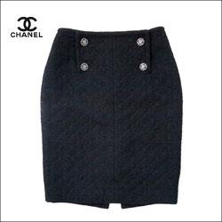 CHANEL シャネル ブラック キルティング　スカート
