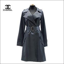 CHANEL シャネル シルクミックス トレンチコート