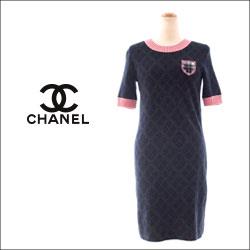 CHANEL シャネル カシミヤミックス ワンピース