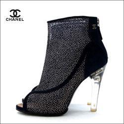 CHANEL シャネル シースルー デザイン ブーティー