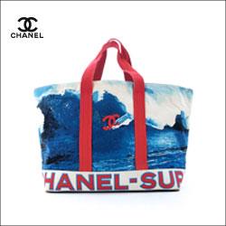 CHANEL シャネル サーフライン ラージ トート バッグ