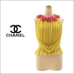 「CHANEL」 SATCキャリー着用モデル シフォンノースリーブ