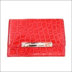 サルバトーレフェラガモ クロコ カードケース Salvatore Ferragamo