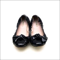 ミュウミュウ バレエシューズ MIU MIU 36ハーフ