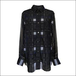 SACAI サカイ バックプリーツ 長袖シャツ