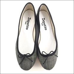 repetto レペット バレリーナ グレンチェック フラットシューズ