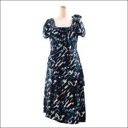 THAKOON タクーン グラフィカル シルク ドレス