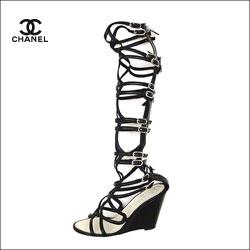 CHANELシャネル グラディエーター ブーツ 36