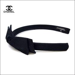 CHANEL シャネル サテン カチューシャ