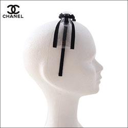 CHANEL シャネル クリアリボンバイカラー カチューシャ LADIES