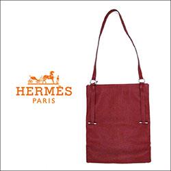 HERMES エルメス レザー ショルダー バッグ