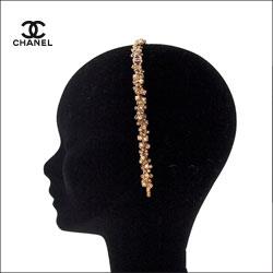 CHANEL シャネル 総ビジュー カチューシャ