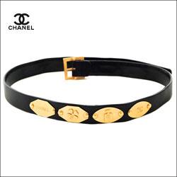CHANEL シャネル ビンテージ アイコンモチーフ ベルト