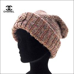 CHANEL シャネル アルパカミックス CCマーク ニット帽