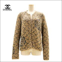 CHANEL シャネル COCO カメリア柄 カーディガン