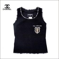 レア CHANEL シャネル COCOエンブレム付 トップス