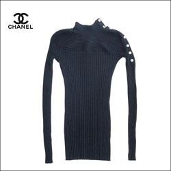 CHANEL シャネル ハイネック カシミヤニット ドレス