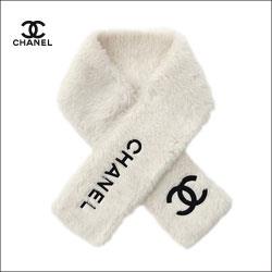 レア シャネル フェイクファー マフラー ストール CHANEL